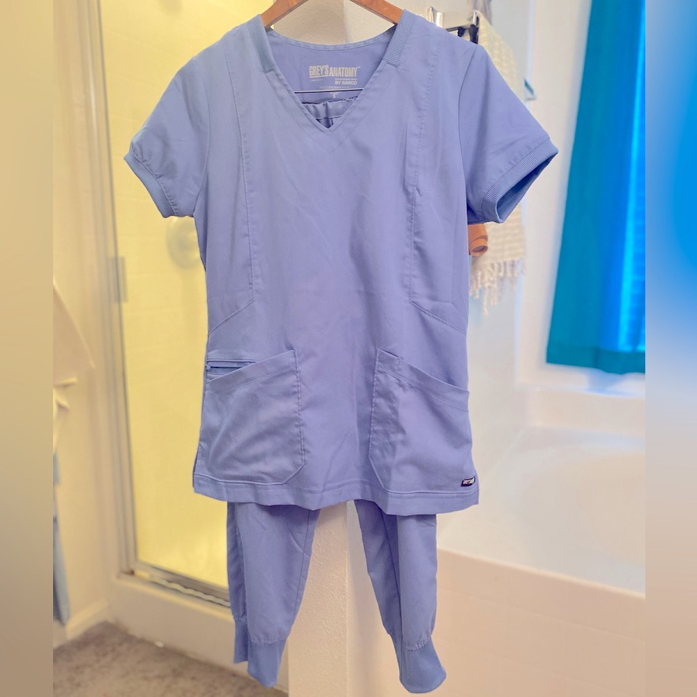 Grey’s Anatomy by Barco, Ceil Blue, Small Scrub Set